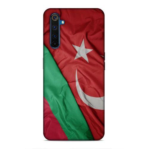 Realme 6 Uyumlu Kılıf Azarbaijan (10) Full Koruma Kılıfı Türk & Azerbaycan Bayrak