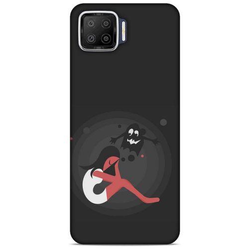 Oppo A73 Kılıf Depresyon (34) Slim Armor Kılıf Yeşil Fuşya