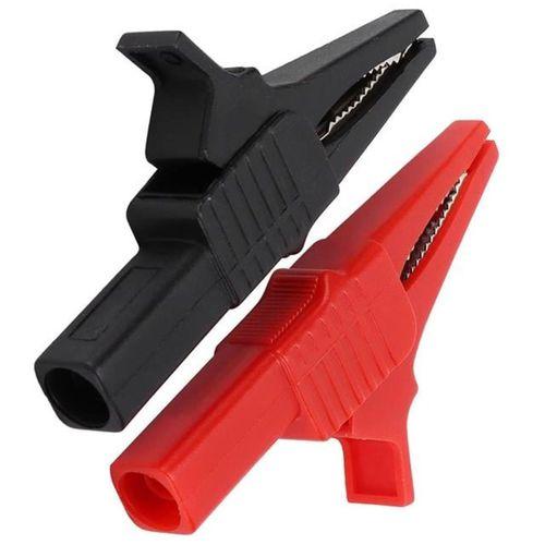 Powermaster IC-243C  Siyah-Kırmızı 4 Mm Banan Jak Girişli 2'li Krokodil CatIII