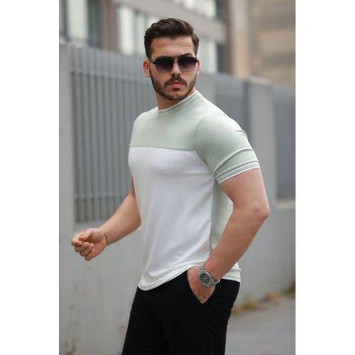 Erkek Parçalı Renk Kısa Kollu Tişört