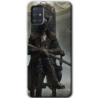 Samsung Galaxy A51 Kılıf Baskılı Kapak - Bloodborne Hunters +Tam Ekran Koruyucu