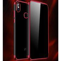 Xiaomi Mi A2 Lite Kılıf Zore Dört Köşeli Lazer Silikon Kapak
