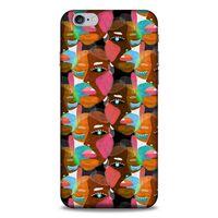 Lopard Apple Iphone 6S Plus Uyumlu Kılıf Sürreal Yüzler ♀ (7) Telefon Kılıfı Baskılı