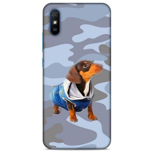Xiaomi Redmi 9A Kılıf Köpek Kıyafetleri (50) Shockproof Kılıf Dakhund Puf Mont