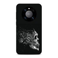 Lopard Huawei Mate 40 Pro Uyumlu Kılıf Tattoo's (9) Kılıf Beyaz Siyah