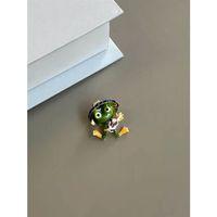 Şarkıcı Kurbağa Broş - Yeşil