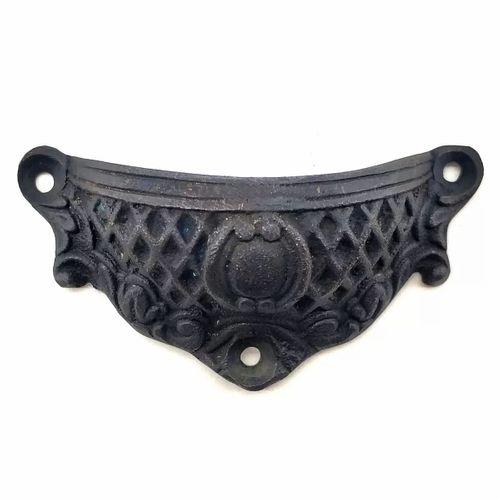 Antika Tarz Dekoratif Pirinç Anıt Tas Mobilya, Çekmece Kulbu - 48x90 Mm, Oksit