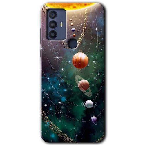 TCL 30 SE Kılıf HD Desen Baskılı Arka Kapak - Cosmos