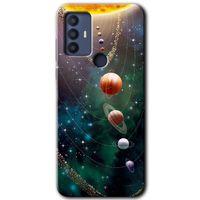 TCL 30 SE Kılıf HD Desen Baskılı Arka Kapak - Cosmos