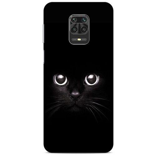 Lopard Xiaomi Redmi Note 9S Uyumlu Kılıf Kediler (44) Tough Armor Kılıf Kara Kedi