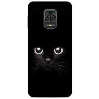 Lopard Xiaomi Redmi Note 9S Uyumlu Kılıf Kediler (44) Tough Armor Kılıf Kara Kedi