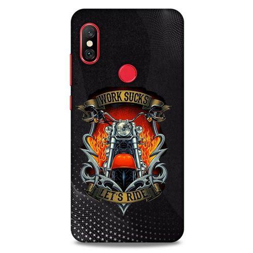 Xiaomi Redmi Note 6 Pro Uyumlu Kılıf Motorsiklet (8) Baskılı Kılıf Harley Davidson
