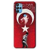 Potkal Hediye Fabrikası General Mobile GM 21 Pro Kılıf HD Desen Baskılı Arka Kapak - Bozkurt Atam