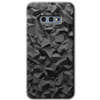 Galaxy S10e Kılıf HD Desen Baskılı Arka Kapak - Dark Broke + Kırılmaz Cam