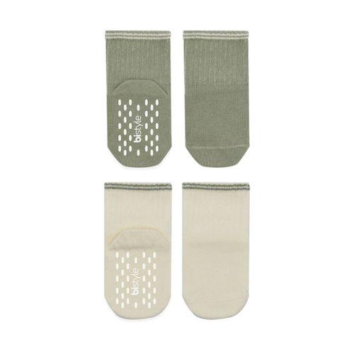 Bistyle Bistyle Çemberli Basic Penye Kaymaz Soket Çorap 2li 10146 Nil