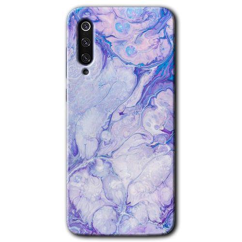 Potkal Hediye Fabrikası Xiaomi Mi 9 Kılıf HD Desen Baskılı Arka Kapak - Spots Lilac