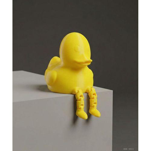 Sarkık Ayaklı Sarı Ördek Dekor Biblo