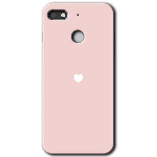 Potkal Hediye Fabrikası General Mobile GM 8 Go Kılıf HD Desen Baskılı Arka Kapak - Sade Kalp