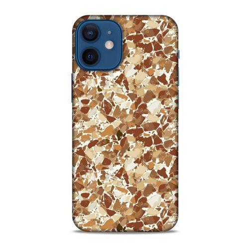 Apple iPhone 12 Mini Kılıf Baskılı Özel Seri Taşlı (25) Antişok Kapak