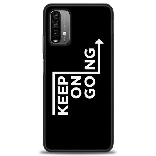 Xiaomi Redmi 9T Kılıf HD Baskılı Kılıf - Keep On Going + Tam Ekran Koruyucu