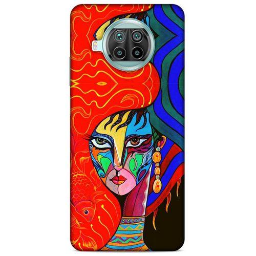 Lopard Xiaomi Mi 10T Lite 5G Uyumlu Kılıf Sürreal Yüzler ♀ (10) Full Koruma Kılıfı Desenli