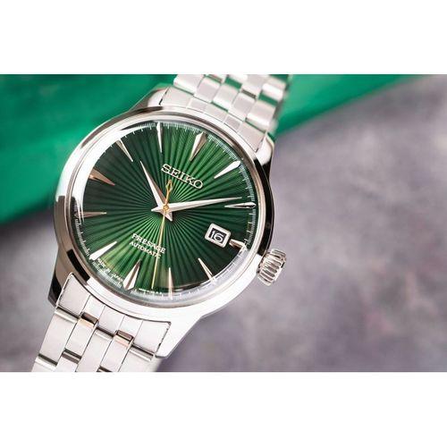 Seiko SRPE15J1 Otomatik Çelik Gri Yeşil Kadran 10 ATM 40 mm Erkek Kol Saati