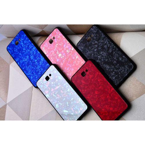 Galaxy J7 Prime Kılıf Zore Marbel Cam Silikon
