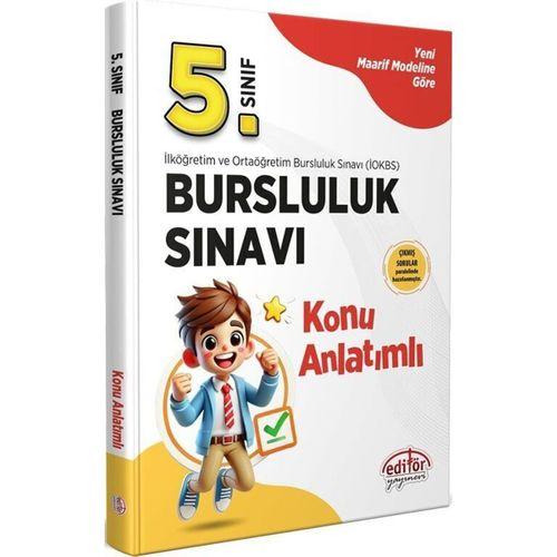 5. Sınıf Bursluluk Sınavı Konu Anlatımlı Editör Yayınları