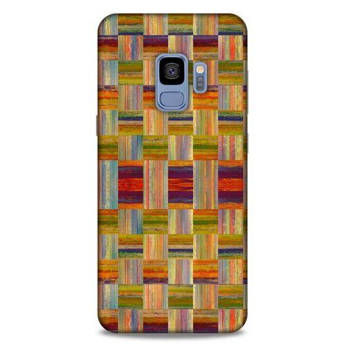 Lopard Samsung Galaxy S9 Uyumlu Kılıf Wood'X (49) Ultra Silikon Kılıf Baskılı