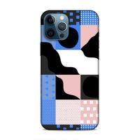 Apple iPhone 12 Pro Max Uyumlu Kılıf Insomnia (44) Tough Armor Kılıf Mavi Siyah