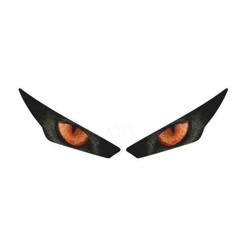 RKS Rks R250 2023 - 2024 Uyumlu Far Sticker Turuncu Göz