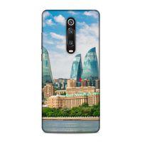 Xiaomi Mi 9T Uyumlu Kılıf Azarbaijan (4) Koruma Kılıfı Alev Kuleleri