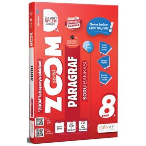 8. Sınıf Paragraf Zoom Serisi Soru Bankası Günay Yayınları
