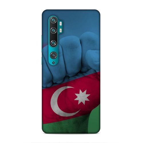 Xiaomi Mi Note 10 Uyumlu Kılıf Azarbaijan (19) Kılıfları Yumruk Bayrak