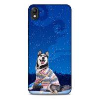 LG K20 2019 Kılıf Köpek Kıyafetleri (45) Liquid Air Kılıf Husky Renkli Süveter