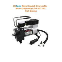 Zhltools Metal Gövdeli Oto Lastik Hava Kompresörü 12V 140 PSI Hızlı Şişirme