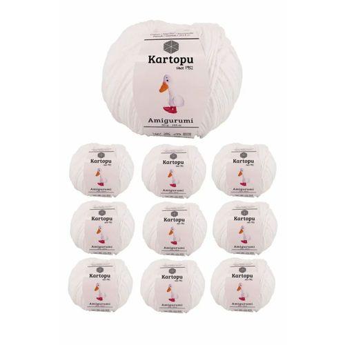 10 Adet Amigurumi El Örgü İpi 50gr 010