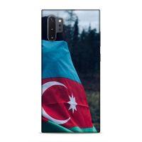 Samsung Galaxy Note 10 Plus Uyumlu Kılıf Azarbaijan (38) Neo Hybrid Kılıf Bayrak Kadın