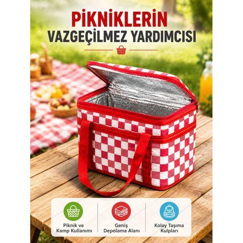 25 Litre Geniş Hacimli Termos Çanta Dayanıklı Fermuarlı Isı Korumalı Taşıma Çantası