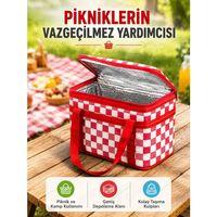 25 Litre Geniş Hacimli Termos Çanta Dayanıklı Fermuarlı Isı Korumalı Taşıma Çantası