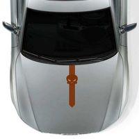 Kuru Kafa Sport Kaput Şerit Oto Sticker, Etiket, Araba, Aksesuar, Tuning, Modifiye Kahverengi