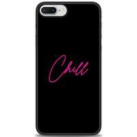 iPhone 7 Plus Kılıf HD Baskılı Kılıf - Chill + Tam Ekran Koruyucu