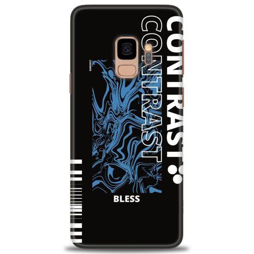 Samsung Galaxy S9 Kılıf HD Baskılı Kılıf - Contrast + Tam Ekran Koruyucu