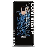 Samsung Galaxy S9 Kılıf HD Baskılı Kılıf - Contrast + Tam Ekran Koruyucu