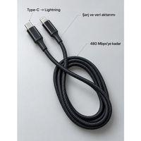 Uzun Ve Dayanıklı Type C Lightning Pd Hızlı Şarj Kablosu