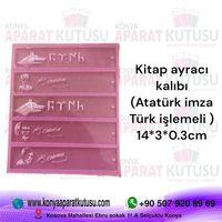 Kitap ayraç kalibj işlemeli model