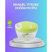 İpli Manuel Doğrayıcı Paslanmaz Çelik Bıçaklı