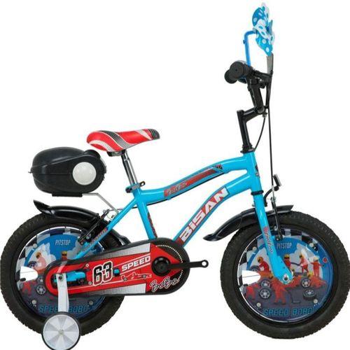 Bisan Bobo 16 Jant Çocuk Bisikleti Mavi - Turuncu