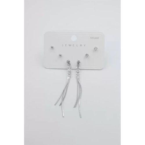 Çoklu Set Küpe - Gümüş