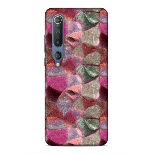 Xiaomi Mi 10 Uyumlu Kılıf Romans (30) Silicone Case Pembe Yeşil